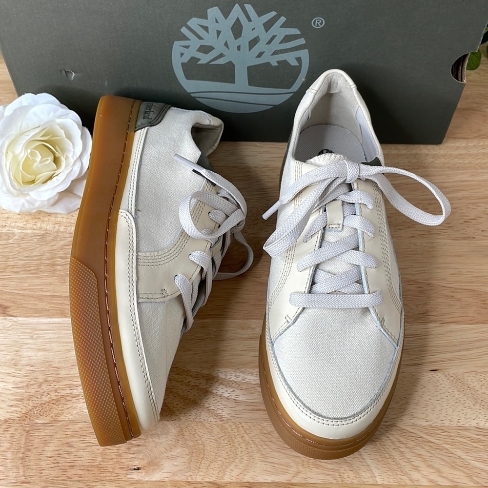 Timberland Atlanta Green Slip-On Sneaker, Size 7.5 M - Beige